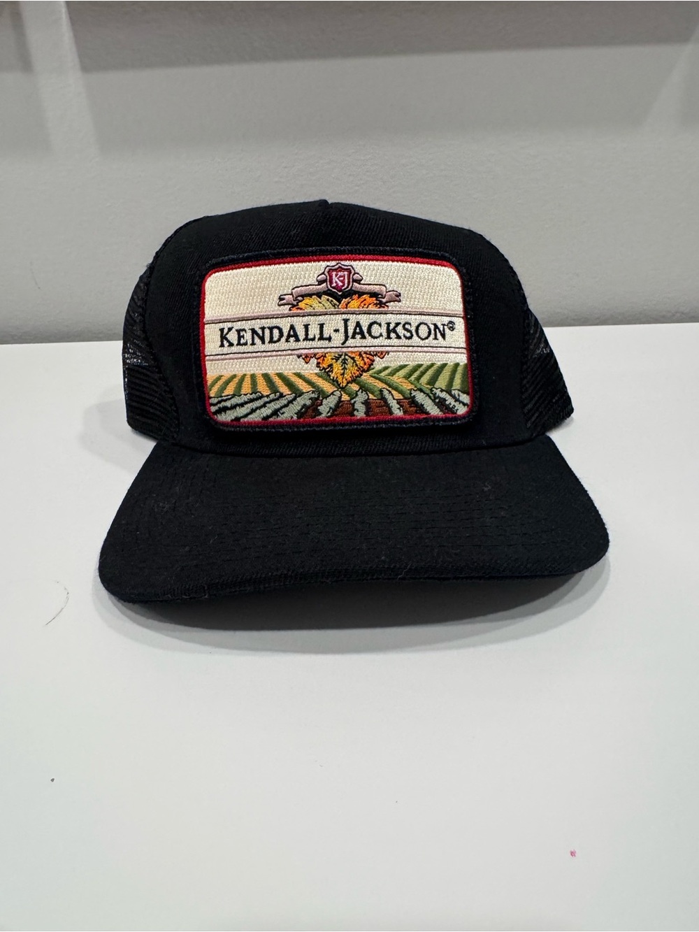 Kendall Jackson Black Patch Trucker Hat